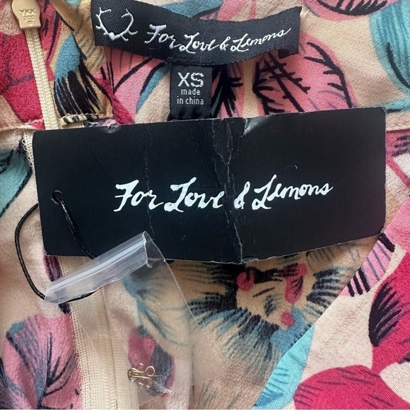 For Love And Lemons x Revolve Skirt in Floral Mini High Waist Multi XS NWT New - Picture 9 of 12